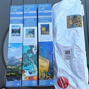 NEW PAINT BY NUMBERS KITS